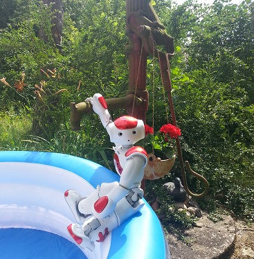 vychova robota bazen